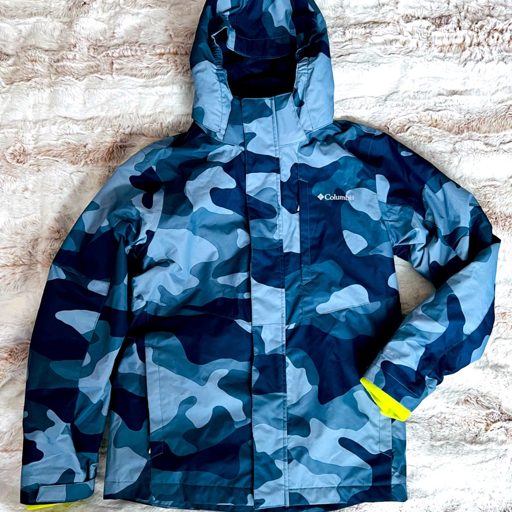 EUC (SET) big boys Columbia Bugaboo interchangeable ski jacket & bib